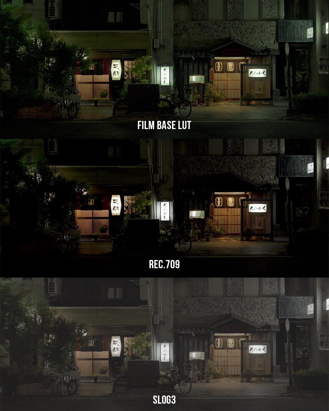 Sunset Film: Base LUTs