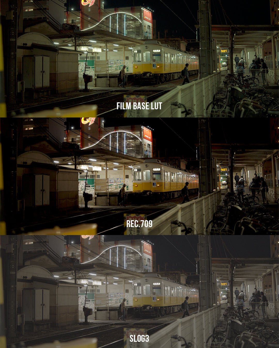 Sunset Film: Base LUTs